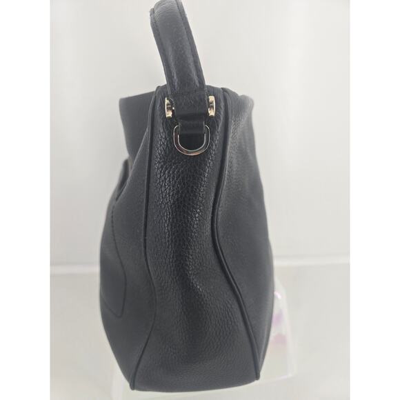 Kate Spade New York Black Leather Shoulder Bag Tassel Zip Hobo - Picture 7 of 9